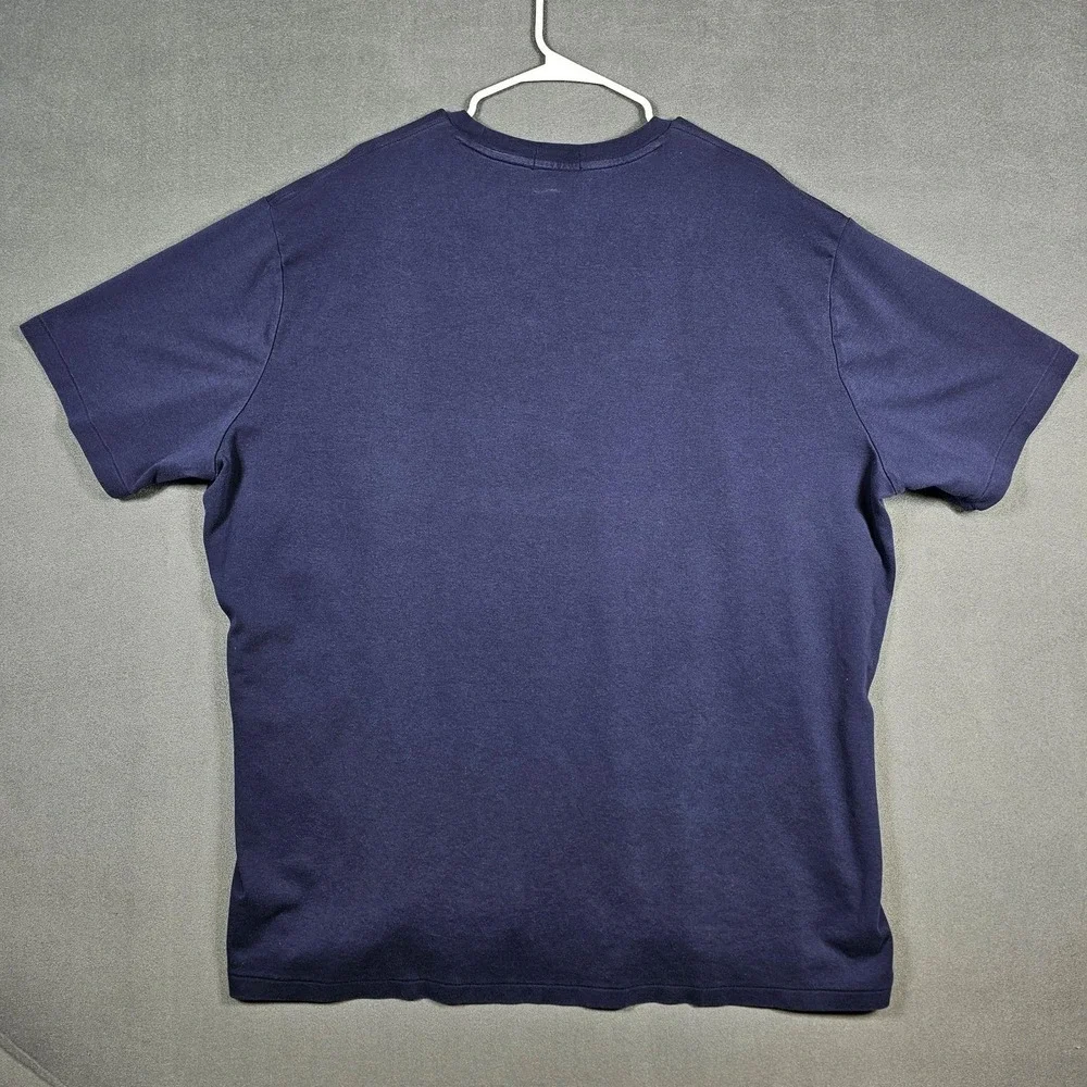 Polo Ralph Lauren Shirt Mens Big 3XLT Blue Short Sleeve Crewneck Logo Tee Cotton